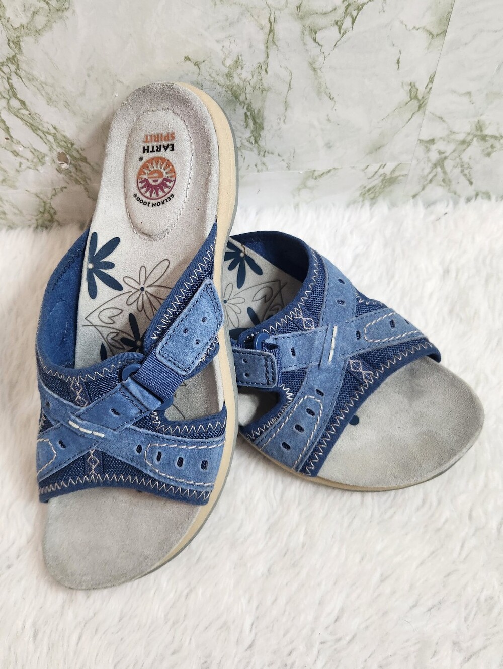 EARTH SPIRIT Leather Sandals